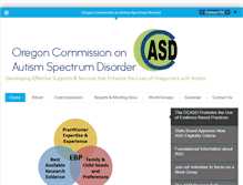Tablet Screenshot of orcommissionasd.org